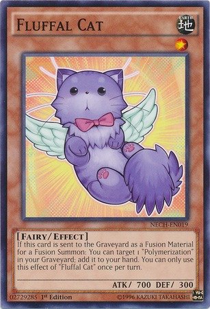 Yu-Gi-Oh! - Fluffal Cat (NECH-EN019) - The New Challengers - 1st Edition - Common