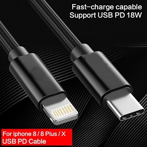 TrendMax OTG Type C USB Cable Data Adapter for iPhone X/8 Plus (Black, 29 W)