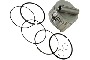 Piston & Rings Kit 60mm Bore Gudgeon Pin & Clips for Honda GX120 Engine 13101-ZH7-010 4310 Garden Power Tool