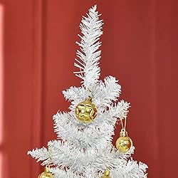 HOMCOM 6' Artificial Pencil Christmas Tree, Slim