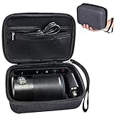 PAIYULE Portable Hard Protective Case Bag Compatible Anker Nebula Capsule Projector, Smart Portable Wi-Fi Mini Projector with Hand Strap - Navy Gray