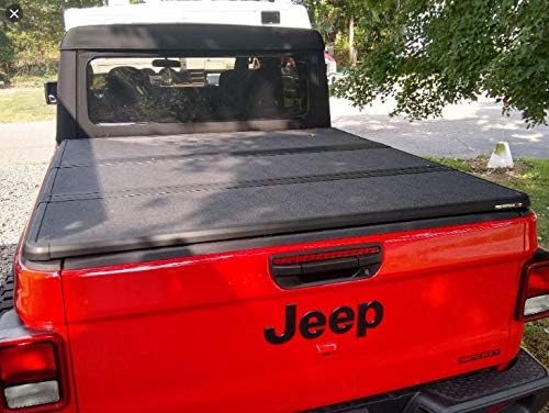 Amazon Com Mopar 2020 Jeep Gladiator Hard Tri Fold Black Tonneau Cover New Oem Automotive