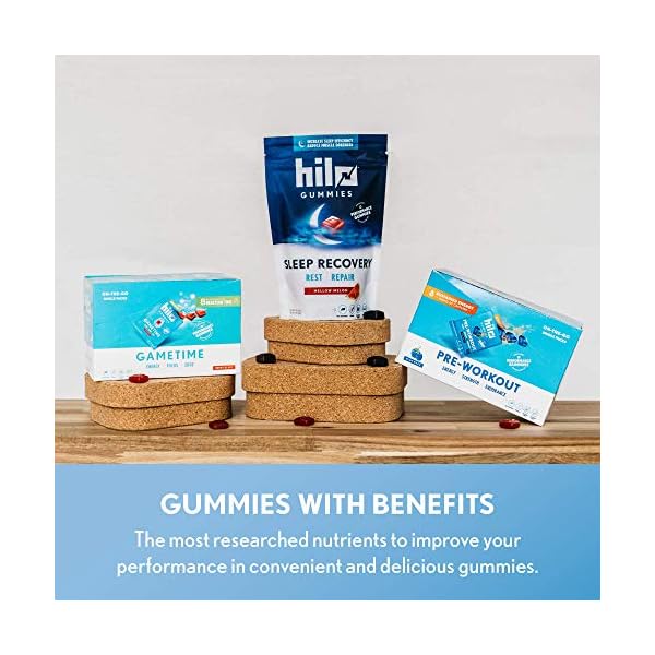 Hilo Pre-Workout Energy Gummies - Caffeine, Beta Alanine and S7 Nitric