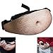 Dad Bag Fanny Fake Hairy Belly Waist Zipper Pack Bags Unisex Mens Hip Traveling Running Cycling Outdoor Fanny Beer Belly Bumbag with Adjustable Belt (01-The Allen)
