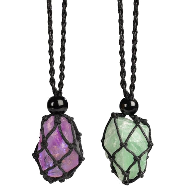 Gixemeva Interchangeable Crystal Holder Necklace,Crystal Stone