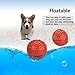 Dog Squeaky Toys Jakpak Durable Rubber Squeaky Ball for Dogs Non Toxic Silicone Chew Resistant Fun Toy with Quack Sound Floatable Dog's Sound Toy for Animal Training Biting Outside Playing,Red