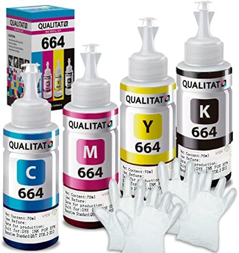 QUALITAT Epson 664 Ink Refill Bottles 