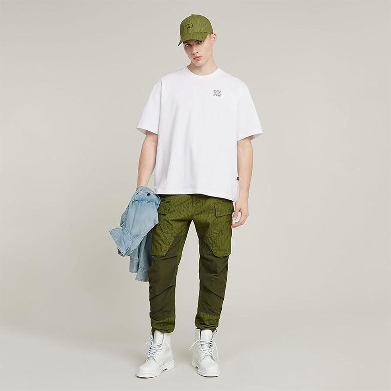 Homme T-shirt QR Mini Maxi Boxy, Blanc (white D25975-C784-110), M — photo 3 sur 7