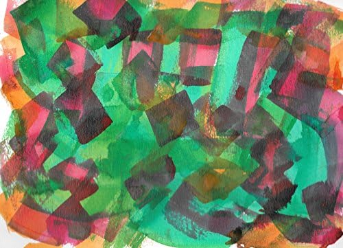 Original Painting - Abstract 2015-98 - 9" x 12" India Inks on Watercolor Paper