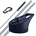 The Coldest Water Wide Size Mouth Hydro Sports Straw Cap Flip Top Lid - Multi-compatible with Wide Flask Mouth Size Stainless Steel Water Bottles