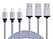 Winage Extra Long Cord 8 Pin Lightning to USB Charging Cables, Compatible with iPhone 7/7 Plus/SE/6/6S/6 Plus/6S Plus, 5C/5S/5, iPad Pro/Air/Mini, iPod Nano/Touch, 10', White, 3 Piece