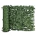 ZENY Artificial Ivy Privacy Fence Screen Fake Leaves Vines Grass Wall, 98''x59'' Privacy Fence Hedges Screen for Patio Garden Balcony Privacy, Decorative Garden Fence