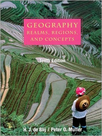 Geography Realms Regions And Concepts De Blij Harm J Muller Peter O 9780471407751 Amazon Com Books