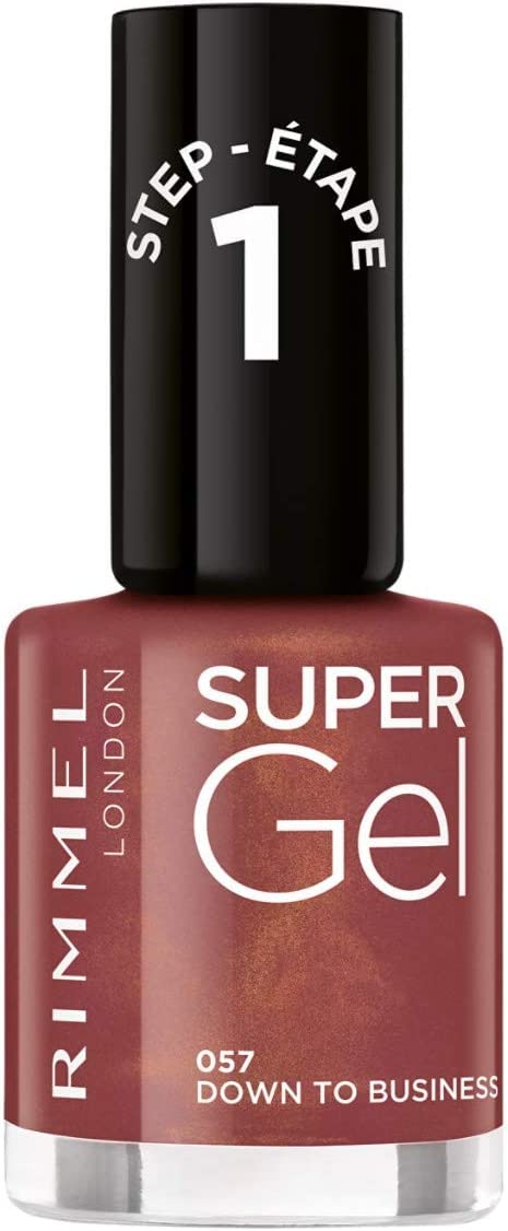 Rimmel London Super Gel Nail Polish (Shade 057 DOWN TO BUSINESS) – 12 ml