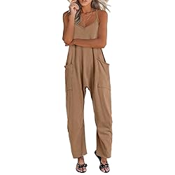 UNIANKIYA One Piece Jumpsuits for women V Neck