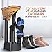 Electric Heater for Garage Boot Dryer - Electric 4 Shoe Dryer with180 Mins Timer (13.8 x 9.7 x 7.6 inches)