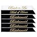 Nymph Code Bachelorette Party Satin Sash Set - 6 Pcs Bride Shower Favors Inluding 1 Pcs Bride To Be & 4 Pcs Bridesmaids & 1 Pcs Maid Of Honor Sash for Wedding Party Decorations Supplies(Printing)