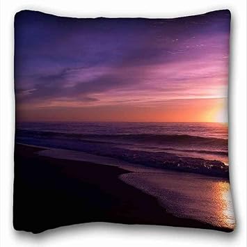 Amazon Com Soft Pillow Case Cover Nature Sunrise Sunset Sunset