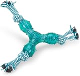 Petface Little Tripod Puppy Chew Toy Blue - Durable Teething Training Aid