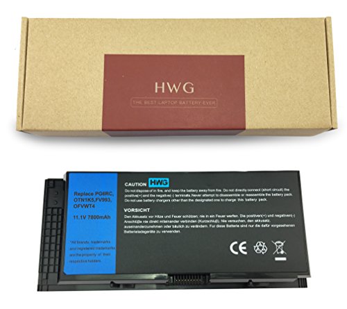 HWG Laptop Replacement Battery (FV993) For Dell Precision and Dell Precision Mobile Workstation M4600 M4700 M6600 M6700 etc. Series