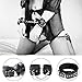 Restraints for Sex, PALOQUETH 10 Pcs BDSM Toys Leather Bondage Sets Restraint Kits Sex Things for Couples.