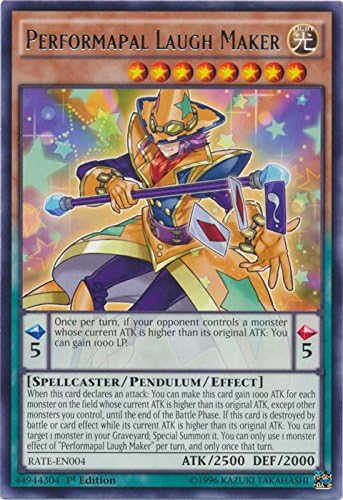 Yu-Gi-Oh - Performapal Laugh Maker - Rate-En004 - Rare - 1St Edition