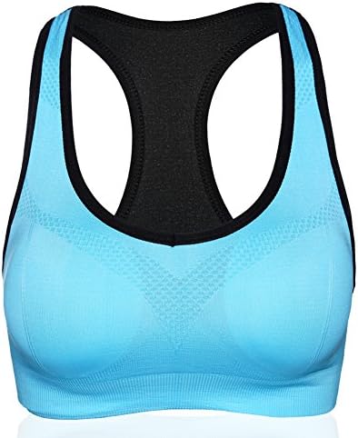 YingYi Sports Bras with High Impact and Shockproof Support for Workout Fitness, Vest Type No Steel Ring and Removable Pads