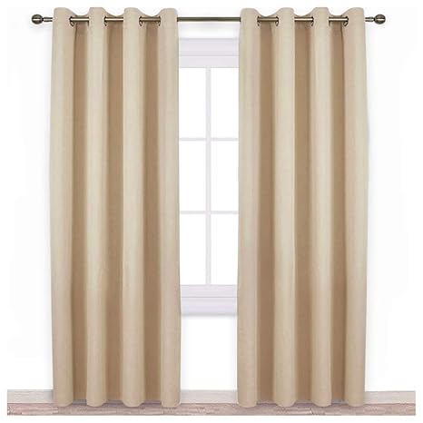 Buy Kosovo Silk Blackout Curtain Pack Of 2 Piece With 3 Layers