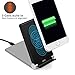 iDOO Wireless Charger 3-Coils Qi Wireless Charging Pad Stand for iPhone X, 8/8 Plus, Samsung Galaxy S9 S9 Plus and All Qi-Enabled Smartphones [Foldable] - Black