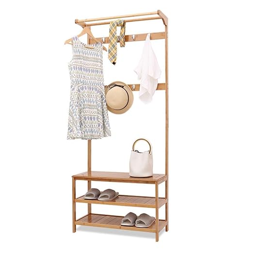 Mueble recibidor con zapatero y perchero | Percheros de pared