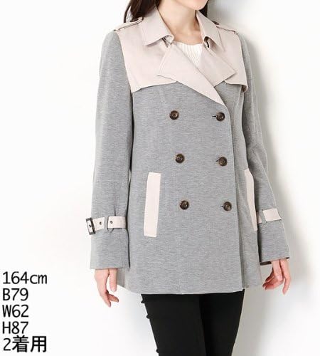 Amazon メイソングレイ Mayson Grey コート 裏毛使いトレンチコート 13ライトグレー 07 S コート ジャケット 通販