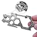 5 pcs High Carbon Steel Survival Para-biner Carabiner Multitool Winch for Camping Hiking survival Travel backpacking Outdoor Sports