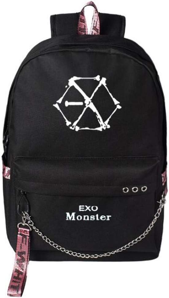 Youngate Kpop BLACKPINK EXO GOT7 Backpack College School Bag Travel Casual Daypack(1)