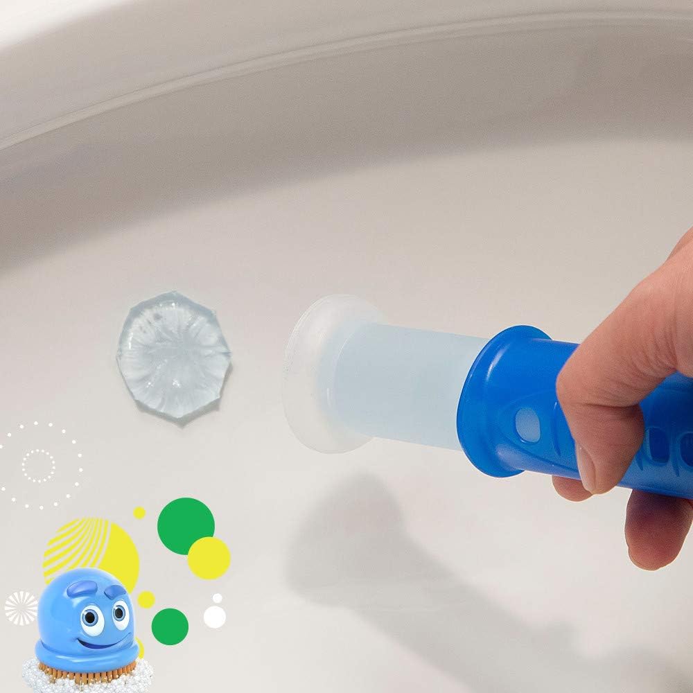Scrubbing Bubbles Fresh Gel Toilet Bowl Cleaning Stamps, Gel Cleaner, Helps Prevent Limescale and Toilet Rings, Lavender Scent, 6 Stamps, 1.34 Oz: Health & Personal Care