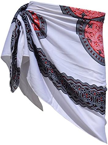 Mandala Mini Sarong, Beach Cover Up, Bathing Suit Wrap, Mini Skirt Wrap or Scarf (Price reduced from $7.99 to $4.99)