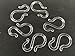 24 Clear Plastic Punch Bowl Cup S Hooks Hangers NEW 40mm