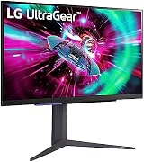 LG UltraGear 27GR93U 27 inch 4K UHD 144Hz 1ms IPS Gaming Monitor G-Sync FreeSync view 10