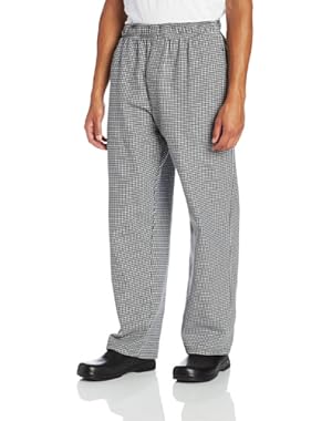 Men's Traditional Baggy with Zipper Fly Chef Pant