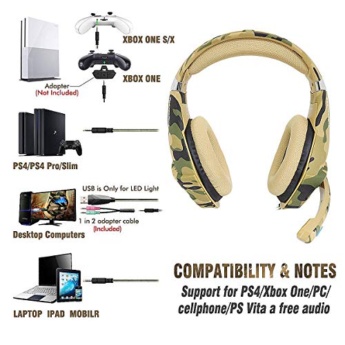 Ps4 Xbox Beexcellent Ps4 Headset Gaming Headset For PS4 Xbox