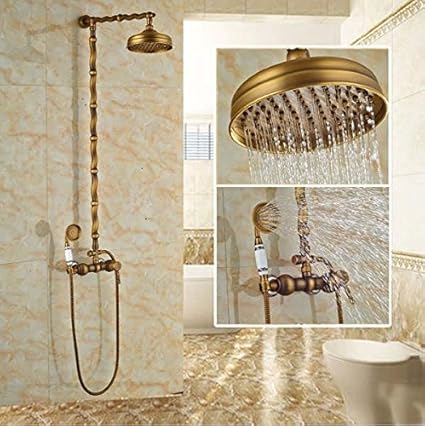 Gowe Single Handle Rain Shower Faucet Set Classic Bars Shower