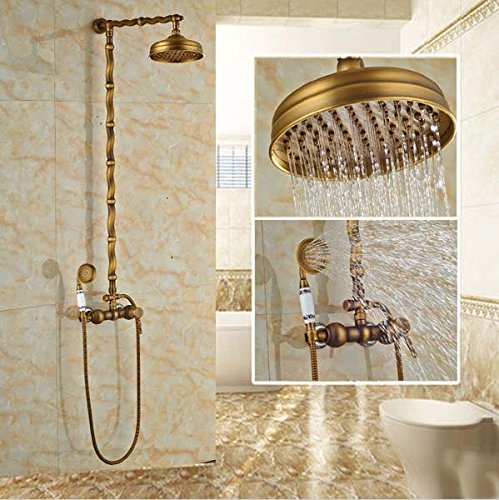 Gowe Single Handle Rain Shower Faucet Set Classic Bars Shower