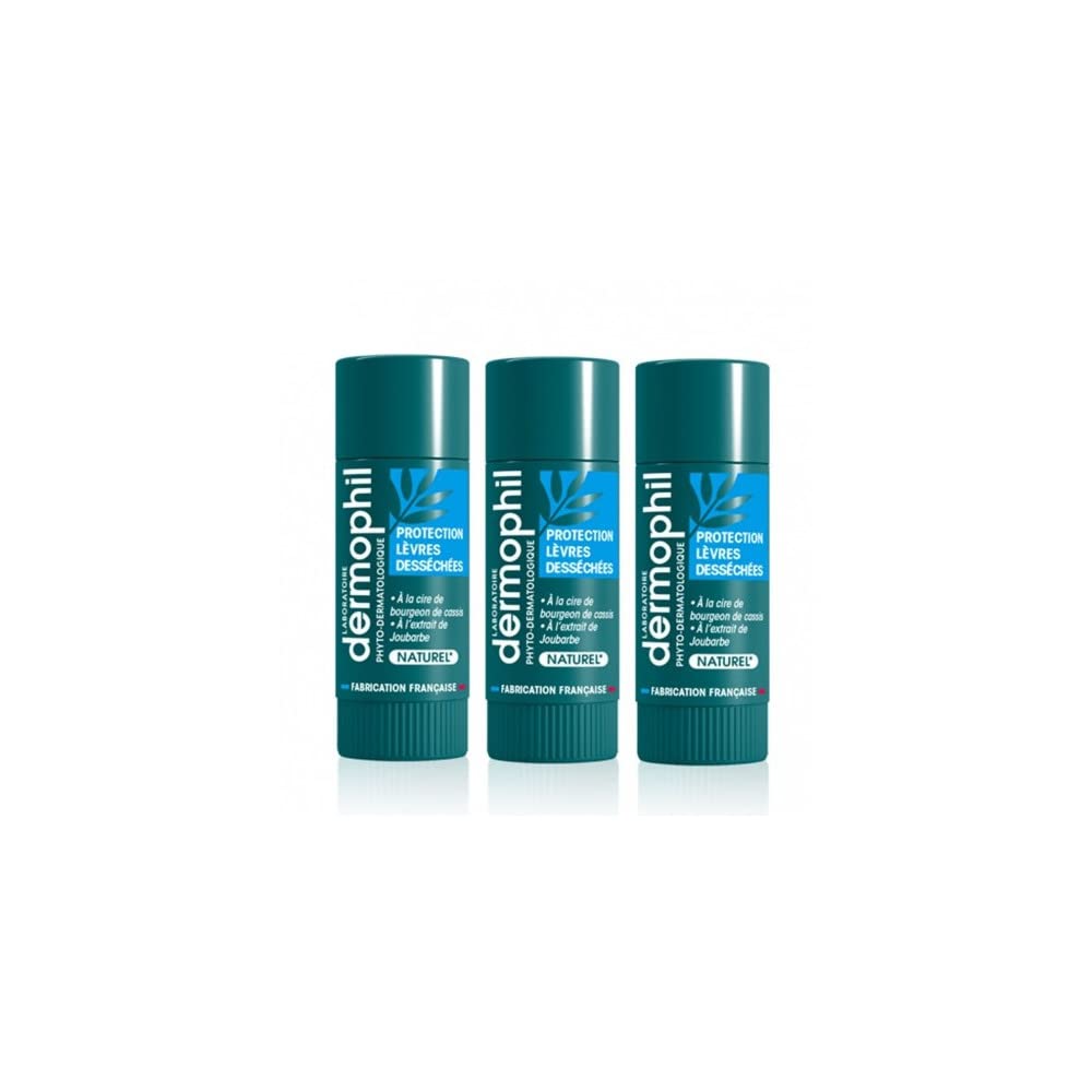 Dermophil Indien Protection Lips Stick Organic 2 x 4g + 1 Free