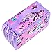 Samaz 72 Slot Pencil Case, Large Capacity Portable Colored Pencil Holder Pen Bag Pouch for Artist Student (Purple)