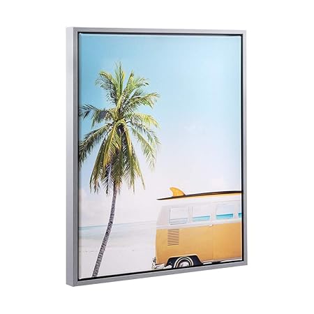 Bildershop-24 Schattenfugenrahmen Lemgo für Keilrahmenbilder und Leinwände 80x120cm Silber Alu Geschliffen Dekor