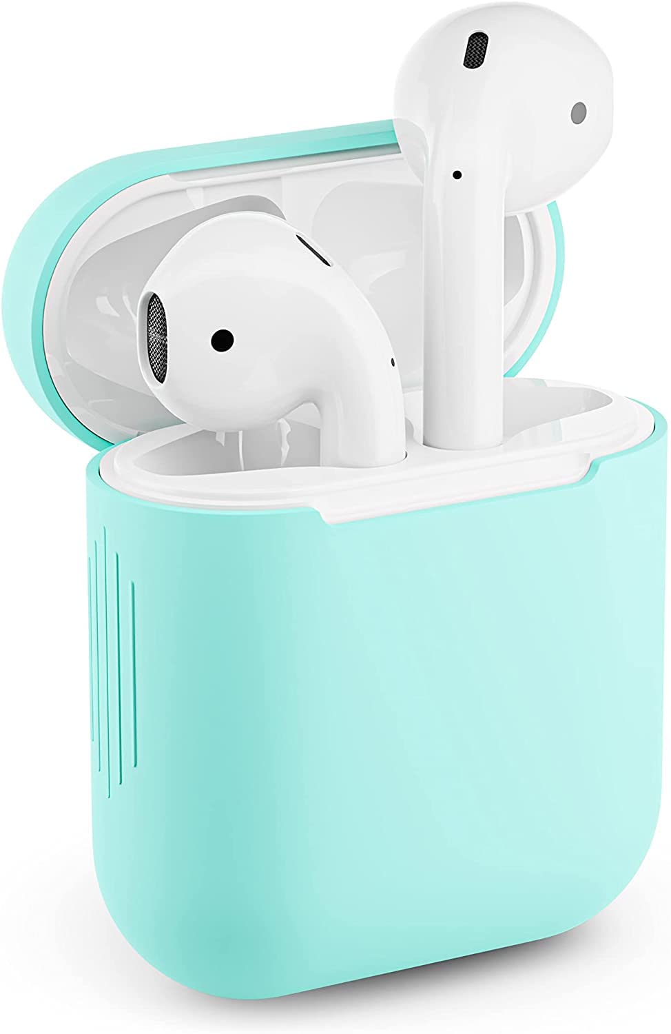 Protective Case for Apple Airpods 1 Silicone Case Airpod Case (Turquoise)