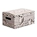 Set of 4 Quart Jar Storage Boxes by VICTORIO
