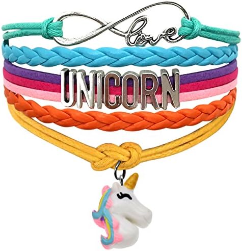 Unicorn Bracelet Unicorn Gifts Cute Wristband - Choose from 18 Styles - Love Charm Jewelry Gift for Girls Women