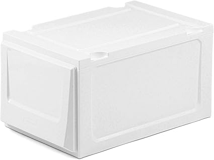 Amazon イーサプライ 引き出し収納ケース メディアケース チェスト 収納ボックス 引き出し式 4段スタッキング Dvdトールケース用 ホワイト Ez2 Fcd069 イーサプライ メディアケース 通販