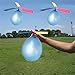 HoFire 12 Pcs Kids Balloon Helicopter Airplane 24 Pcs Balloon Powered Helicopter Flying Toy for Children's Day Gift Party Favor Easter Basket, Stocking Stuffer or Birthday