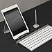 elago® P3 Stand [Silver] - [Premium Aluminum] [Angled for Extended Use][Cable Management] - for iPad, iPad Pro, and Tablet PC